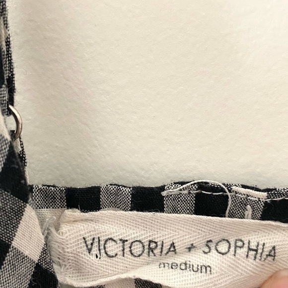 Victoria + Sophia Gingham Mini Dress - Picture 2 of 8